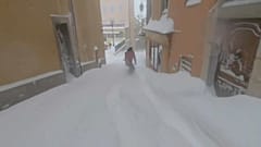 Francia: con lo snowboard tra le strade Briançon