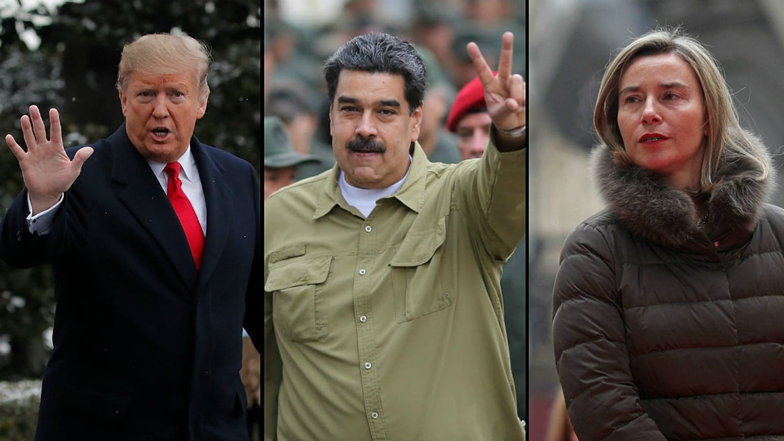 Donald Trump e União Europeia apertam cerco a Nicolás Maduro