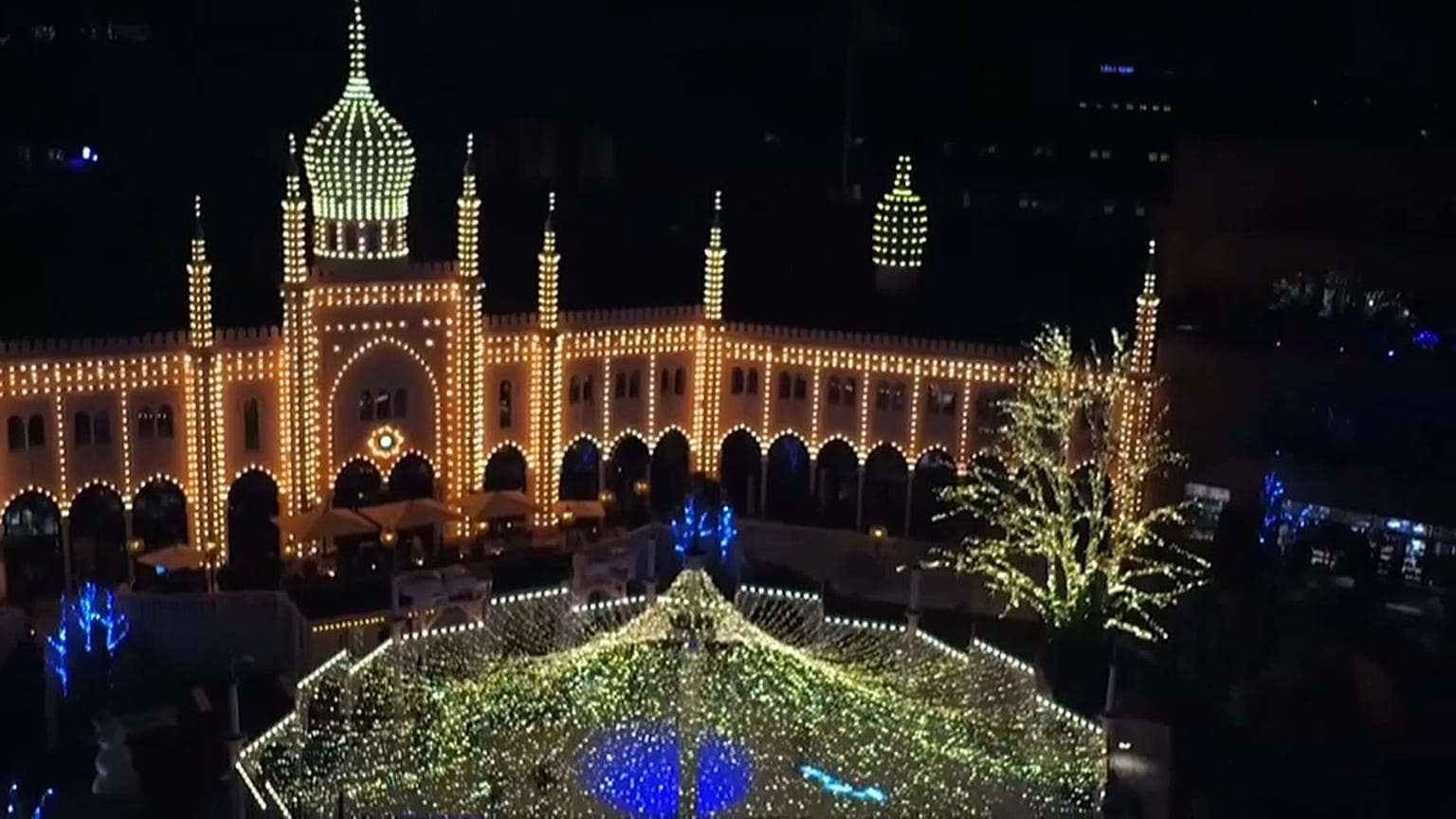 من مهرجان الأضواء في العاصمة كوبنهاغن