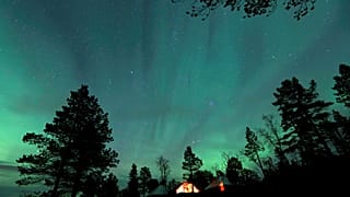 Northern Lights near the village of Mestervik, Norway 