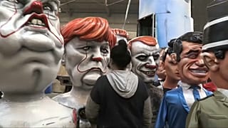 Le défilé des caricatures au Carnaval de Nice