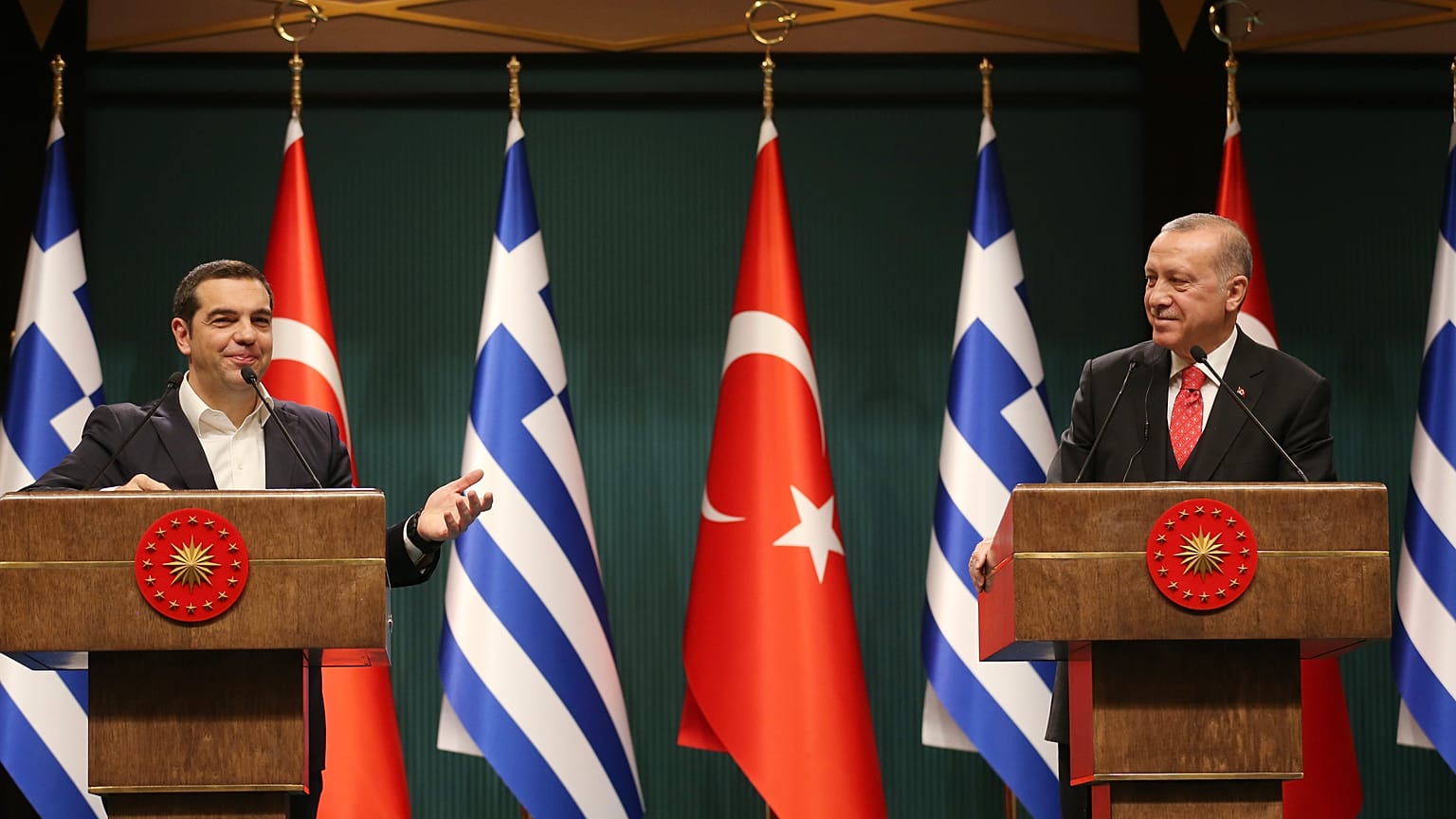 Çipras'ı ağırlayan Erdoğan: Sorunların barışçıl şekilde çözülebileceğine inanıyorum