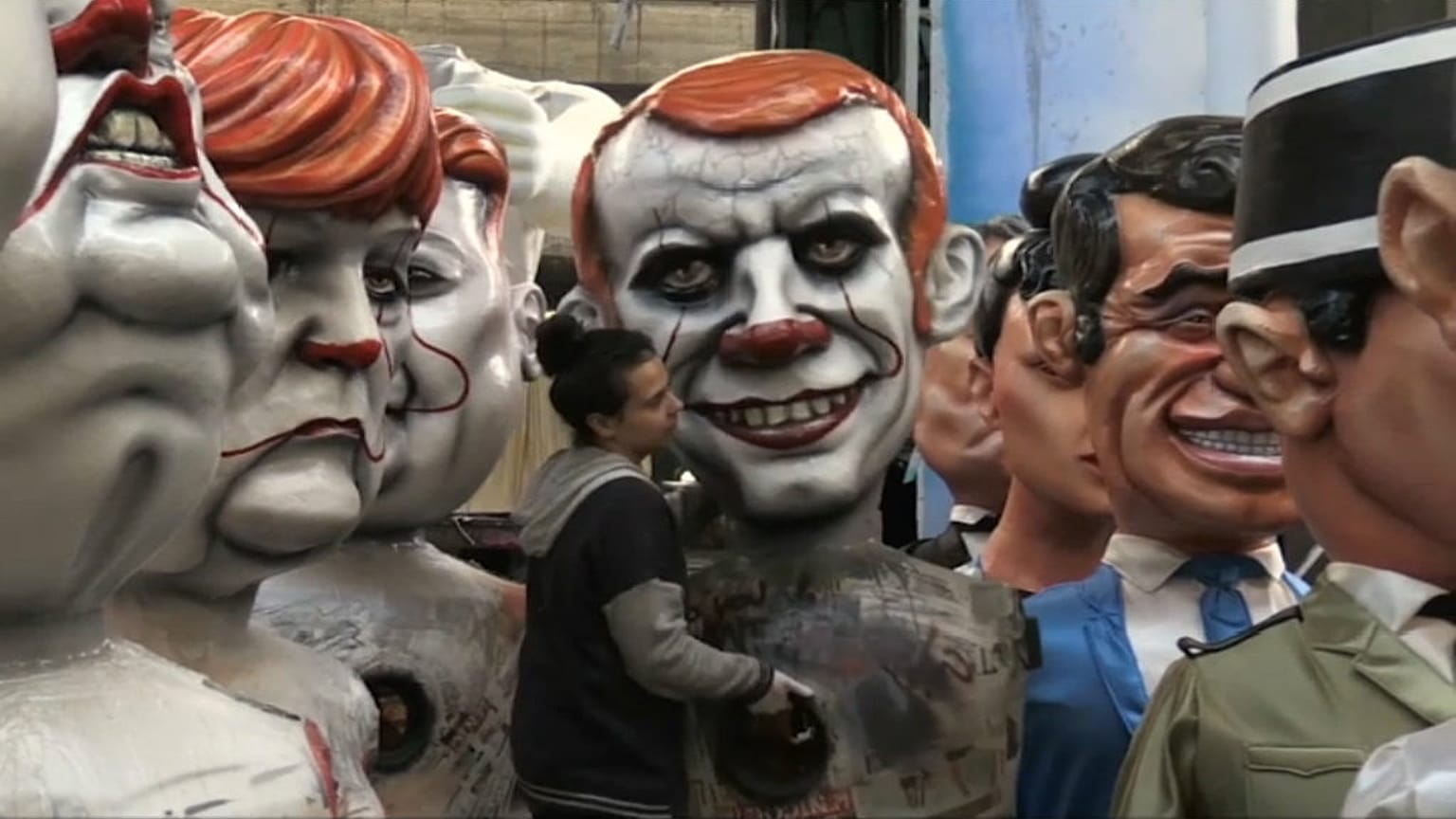 Giant effigies of Trump, Putin and Macron to feature in France parade