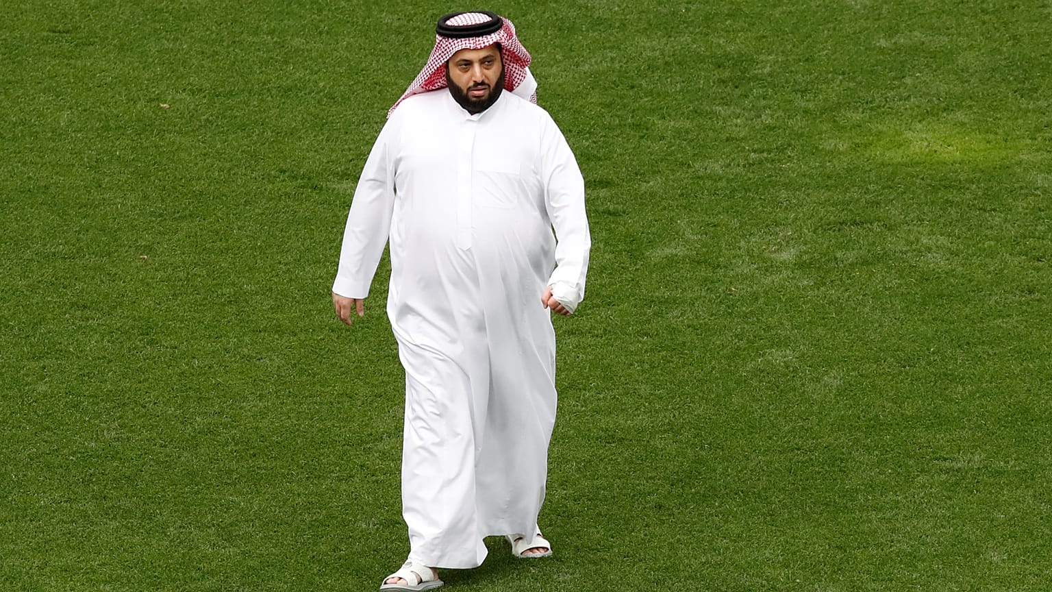 رئيس مجلس إدارة الهيئة العامة للترفيه تركي آل الشيخ في موسكو يوم 13 يونيو 