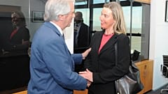 "Urge evitar una intervención extranjera en Venezuela" advierte Mogherini al grupo de contacto