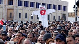 من مظاهرة للمعلمين في تونس  منذ أيام 