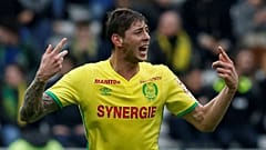 Emiliano Sala during his time with FC Nantes in France