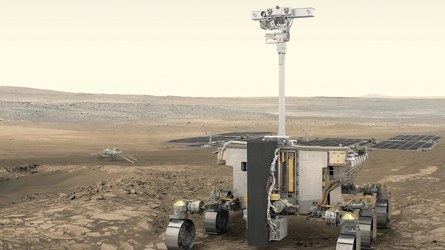ExoMars' Rosalind Franklin rover.