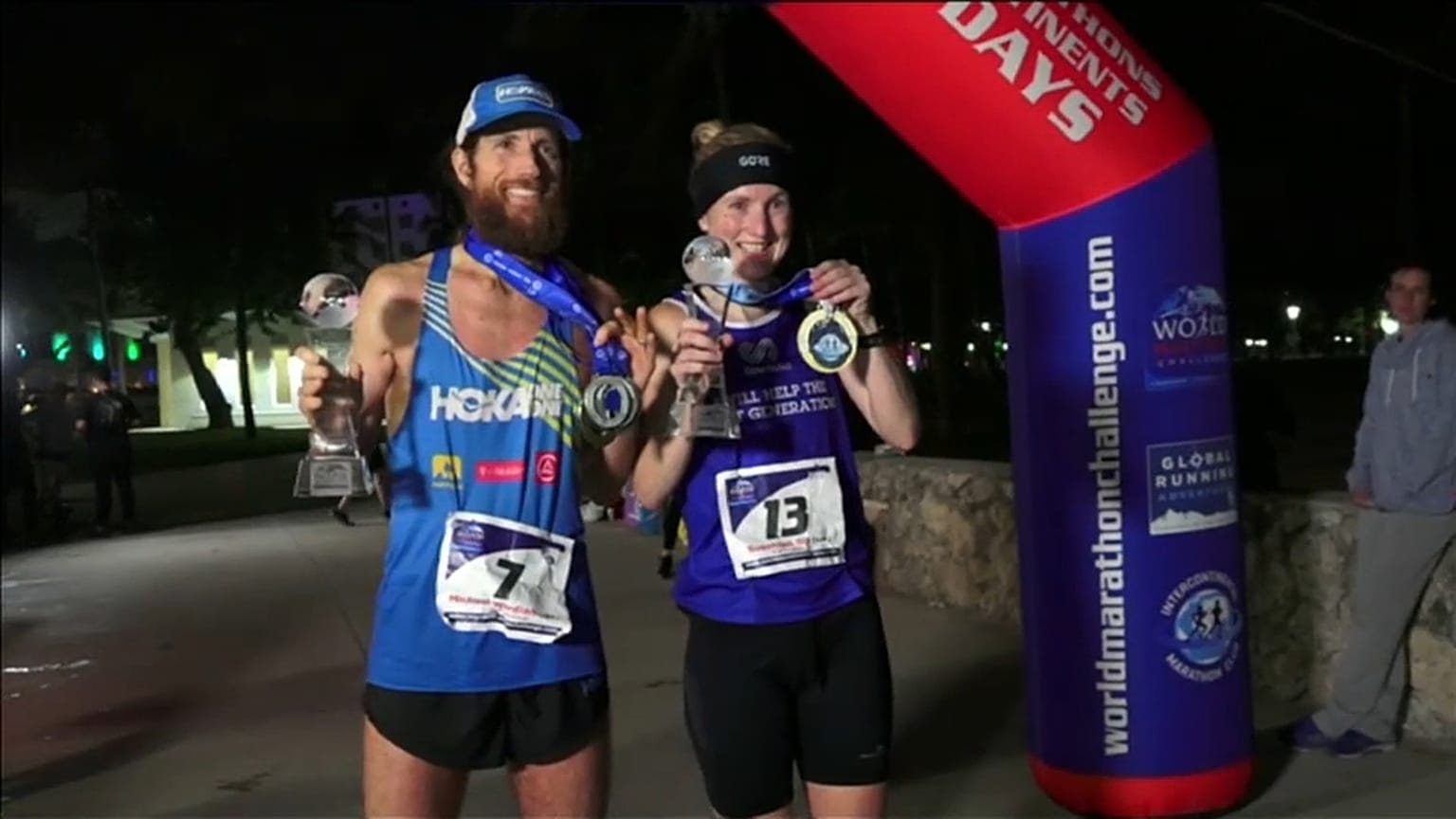 Susannah Gill and Mike Wardian celebrate WMC win in Miami