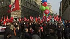 Italien: Hunderttausende fordern andere Wirtschaftspolitik