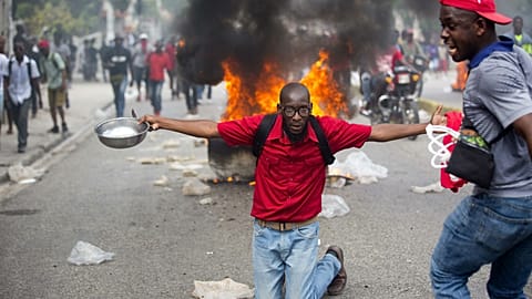 Cuarto día consecutivo de protestas violentas en Haití