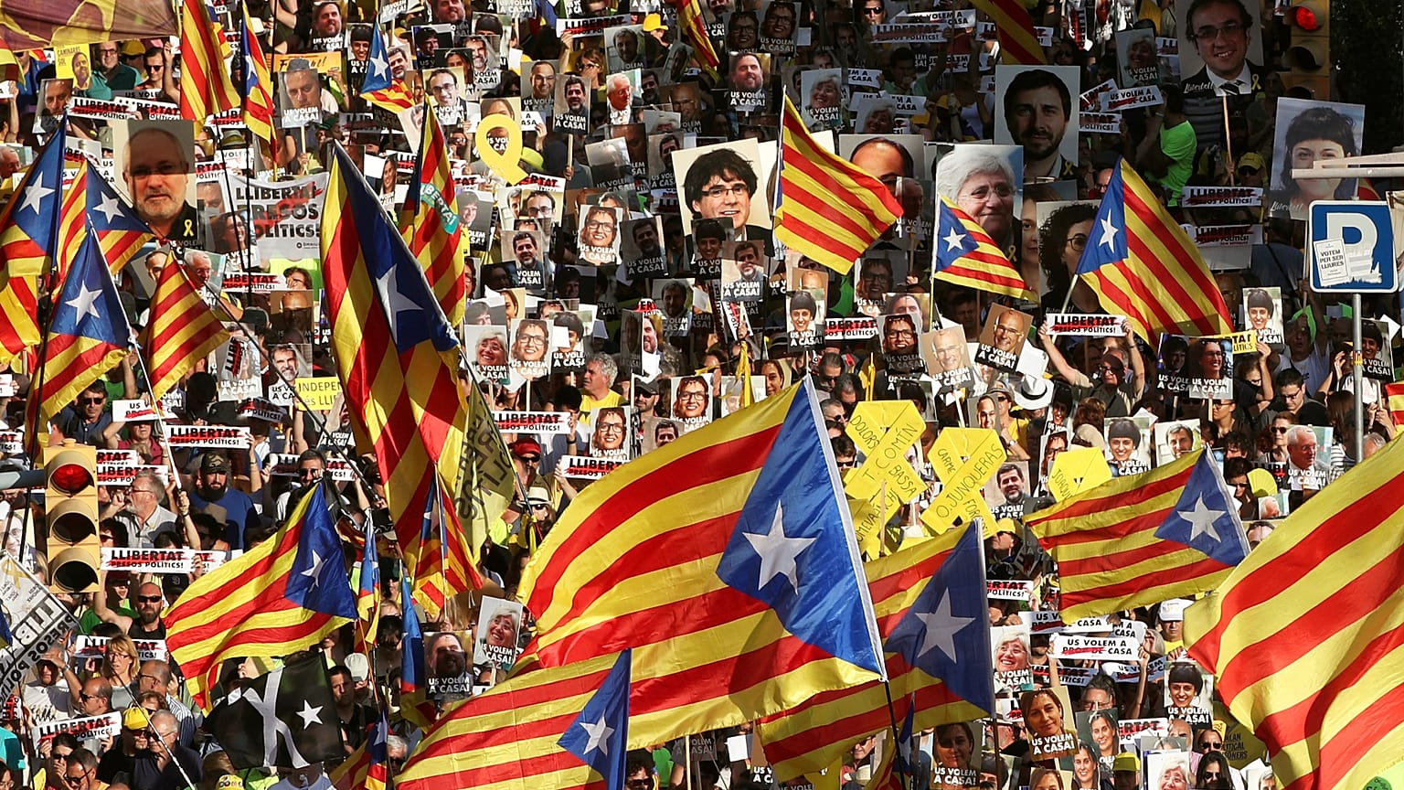 Spain's Supreme Court the day before the start of the trial 