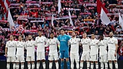 صورة تذكارية للاعبي ريال مدريد قبيل مواجهة الديربي