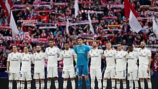 صورة تذكارية للاعبي ريال مدريد قبيل مواجهة الديربي