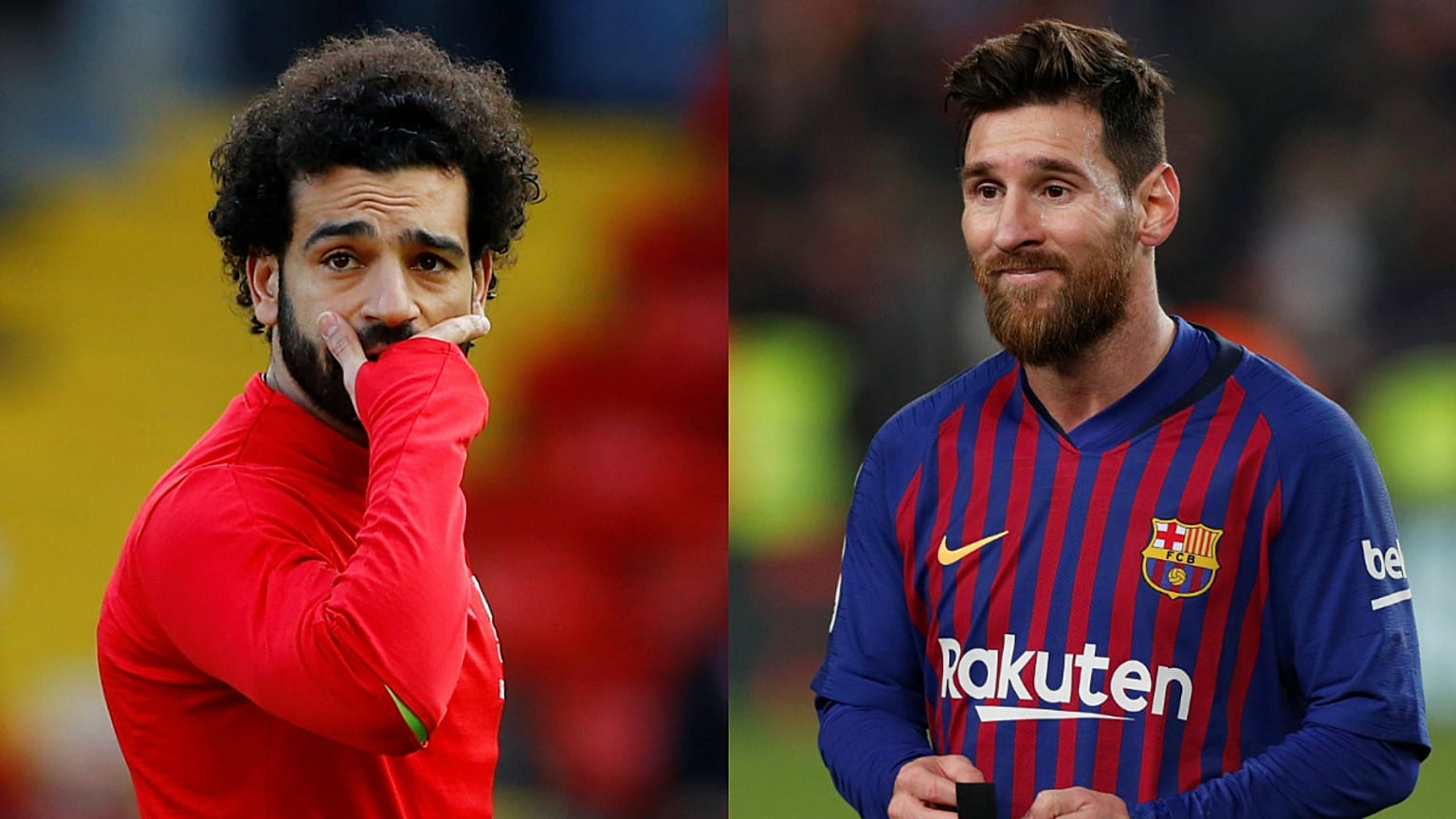جمهور مواقع التواصل يتساءل .. هل التقى محمد صلاح وليونيل ميسي فعلاً؟ 
