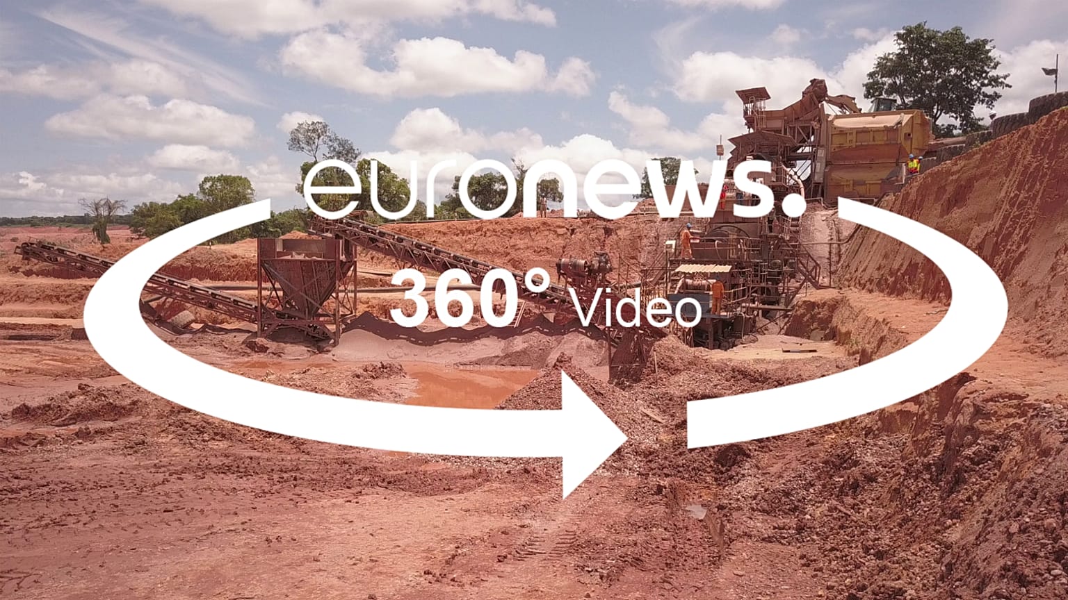 Take a 360° tour of an Angolan diamond mine