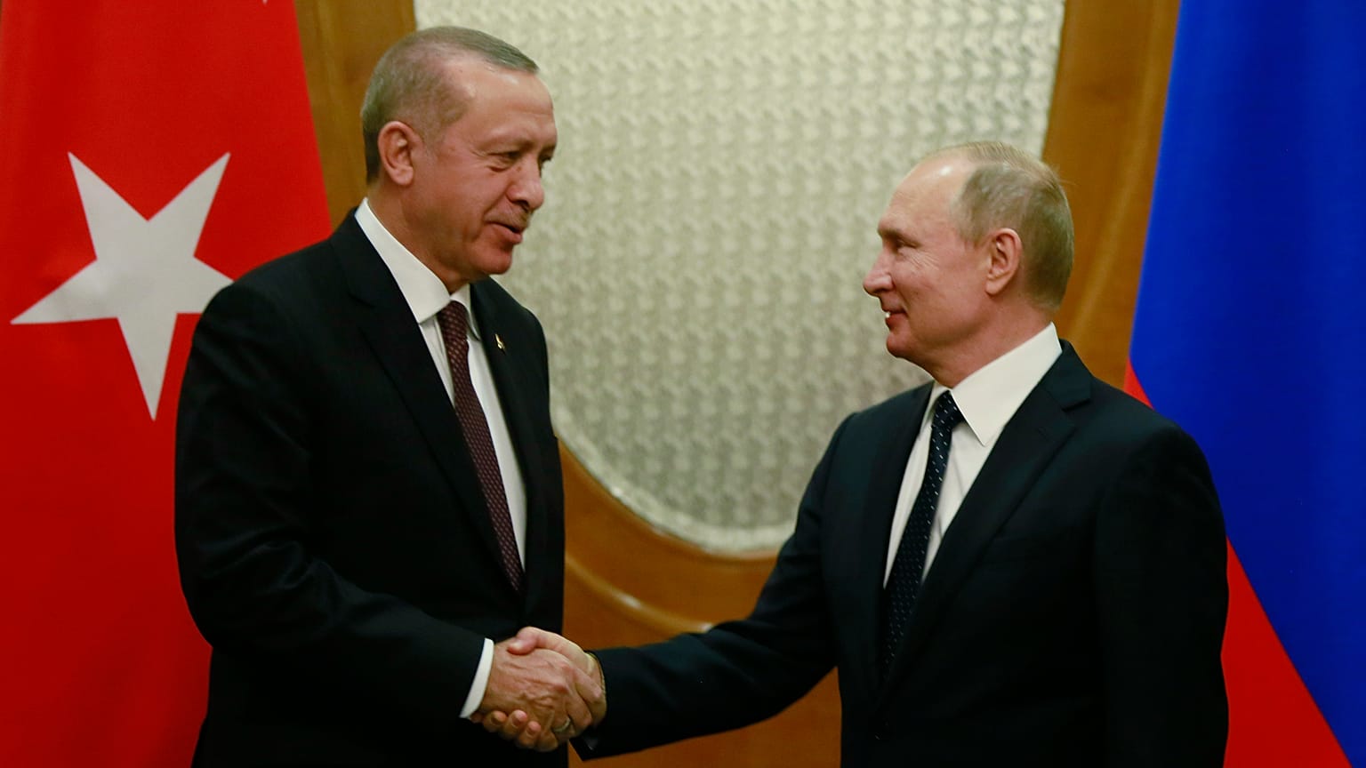 Cumhurbaşkanı Recep Tayyip Erdoğan, Rusya lideri Vladimir Putin