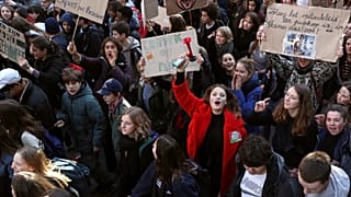 Manifestation à Bruxelles pour le climat
