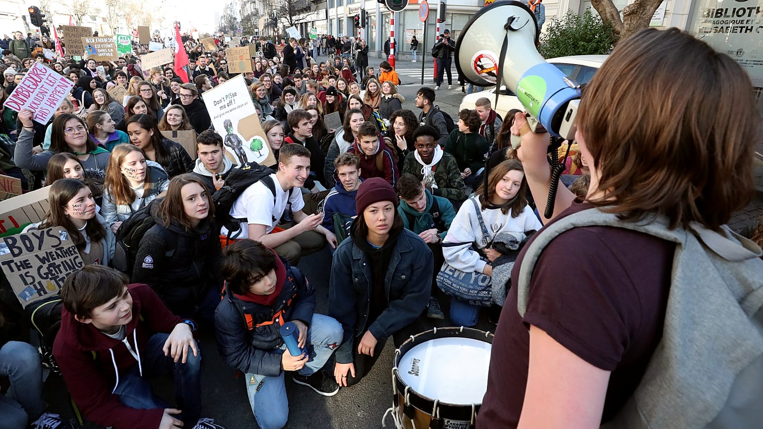 Manifestation pour le climat à Bruxelles