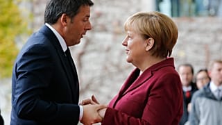 Matteo Renzi und Angela Merkel im Jahr 2016.