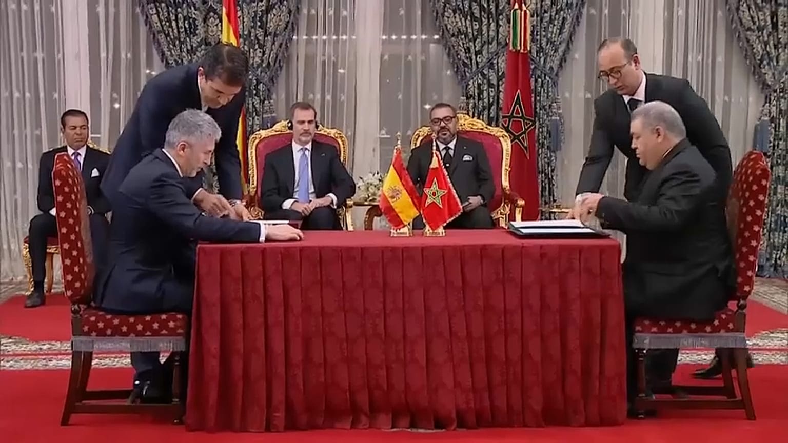 ملك المغرب وملك إسبانيا