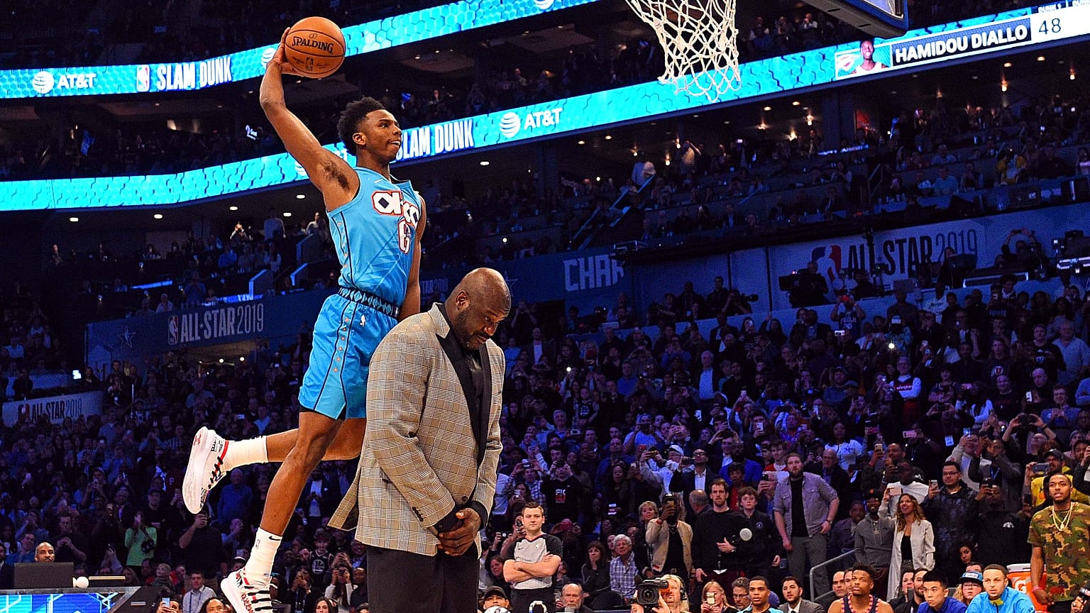 NBA All Star 2019: Shaquille O'neal üzerinden atlayan Diallo smaç yarışmasını kazandı