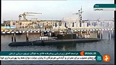 شاهد: الرئيس الإيراني يدشن غواصة جديدة محلية الصنع مزودة بصواريخ كروز