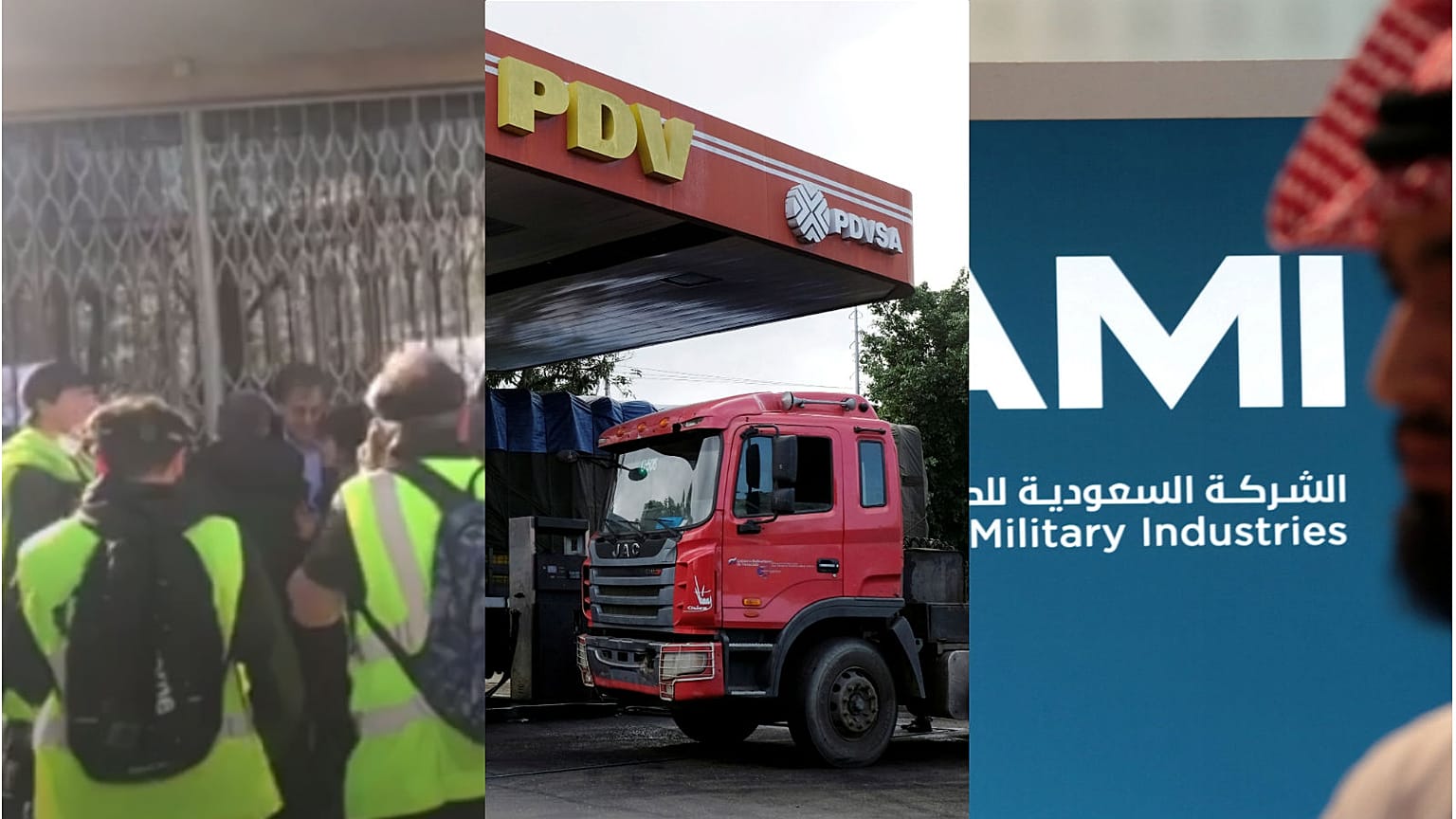 Gilets Jaunes accost philosopher; oil firm PDVSA; France's deal with Saudis