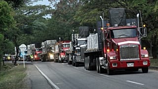 Venezuela'ya gönderilen yardım malzemeleri
