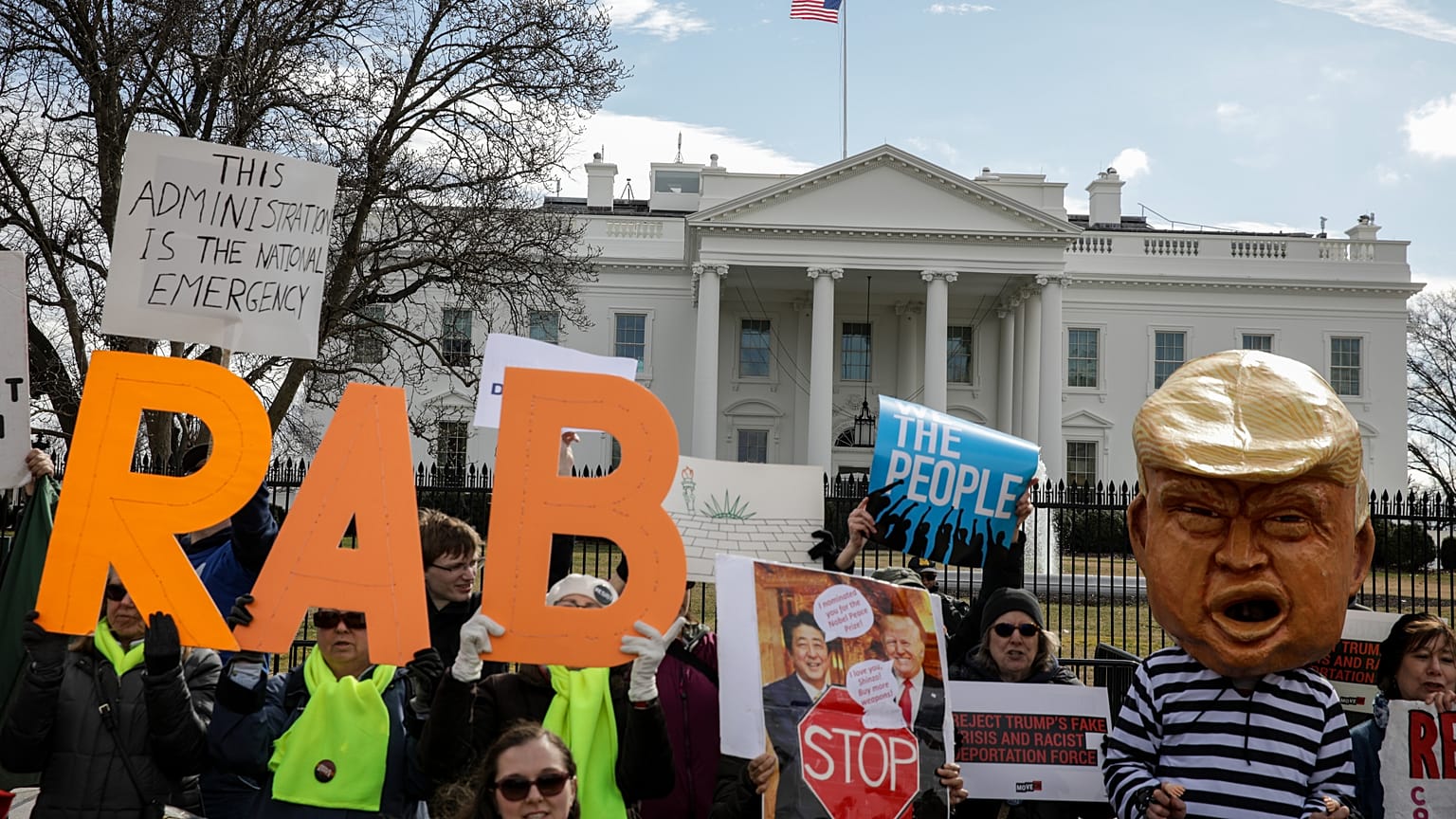 Video | ABD: Trump'a ulusal acil durum ve duvar protestosu
