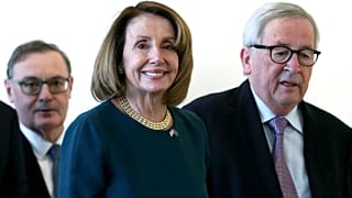 Watch again: US Speaker of the House Nancy Pelosi speaks in Brussels after meeting with EU officials