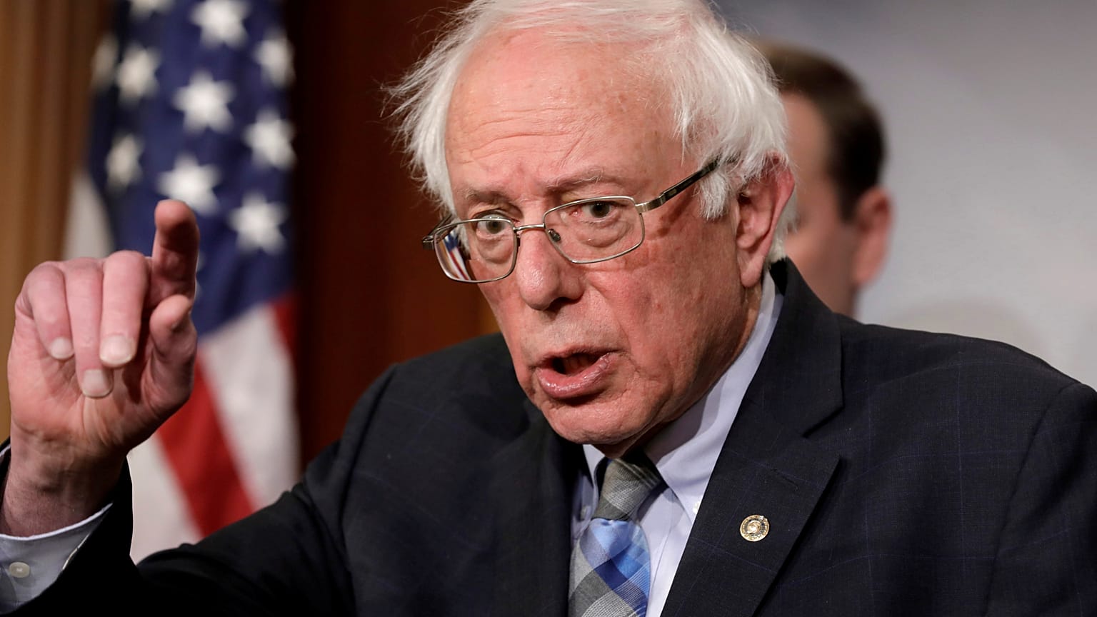 El senador estadounidense Bernie Sanders en Washington. 30 de enero, 2019. 
