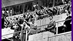 Adolf Hitler at the Berlin Olympics in 1936