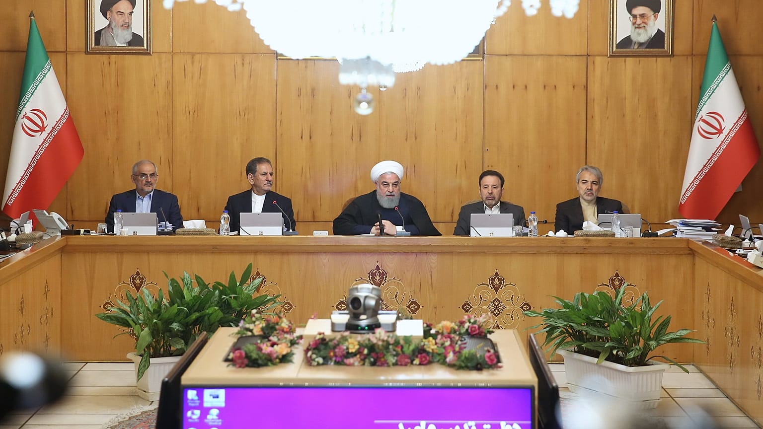 جلسه هیات دولت ایران 