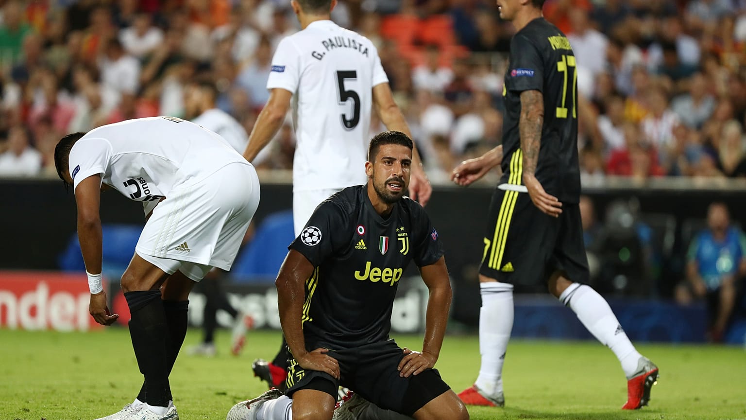Sami Khedira bei einer Begegnung gegen Valencia.