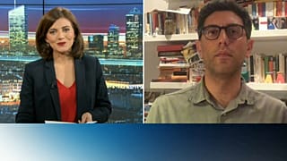 Anne-Lise Fantino, Euronews et Iacaopo Scaramuzzi, vaticaniste