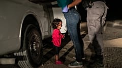 Crying Girl on the Border