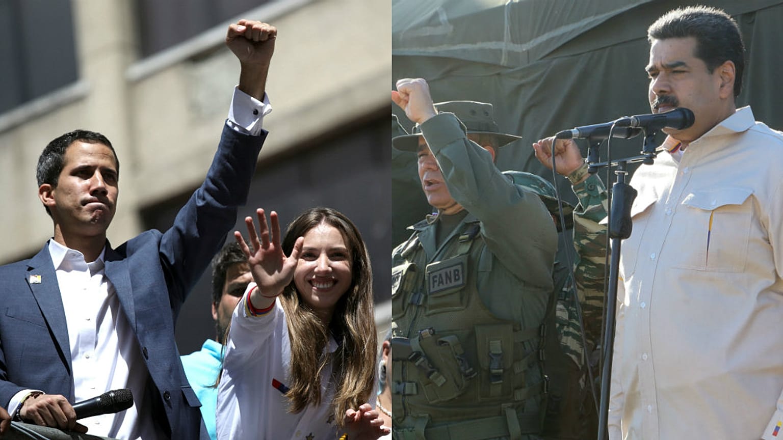 Juan Guaido / Nicolas Maduro