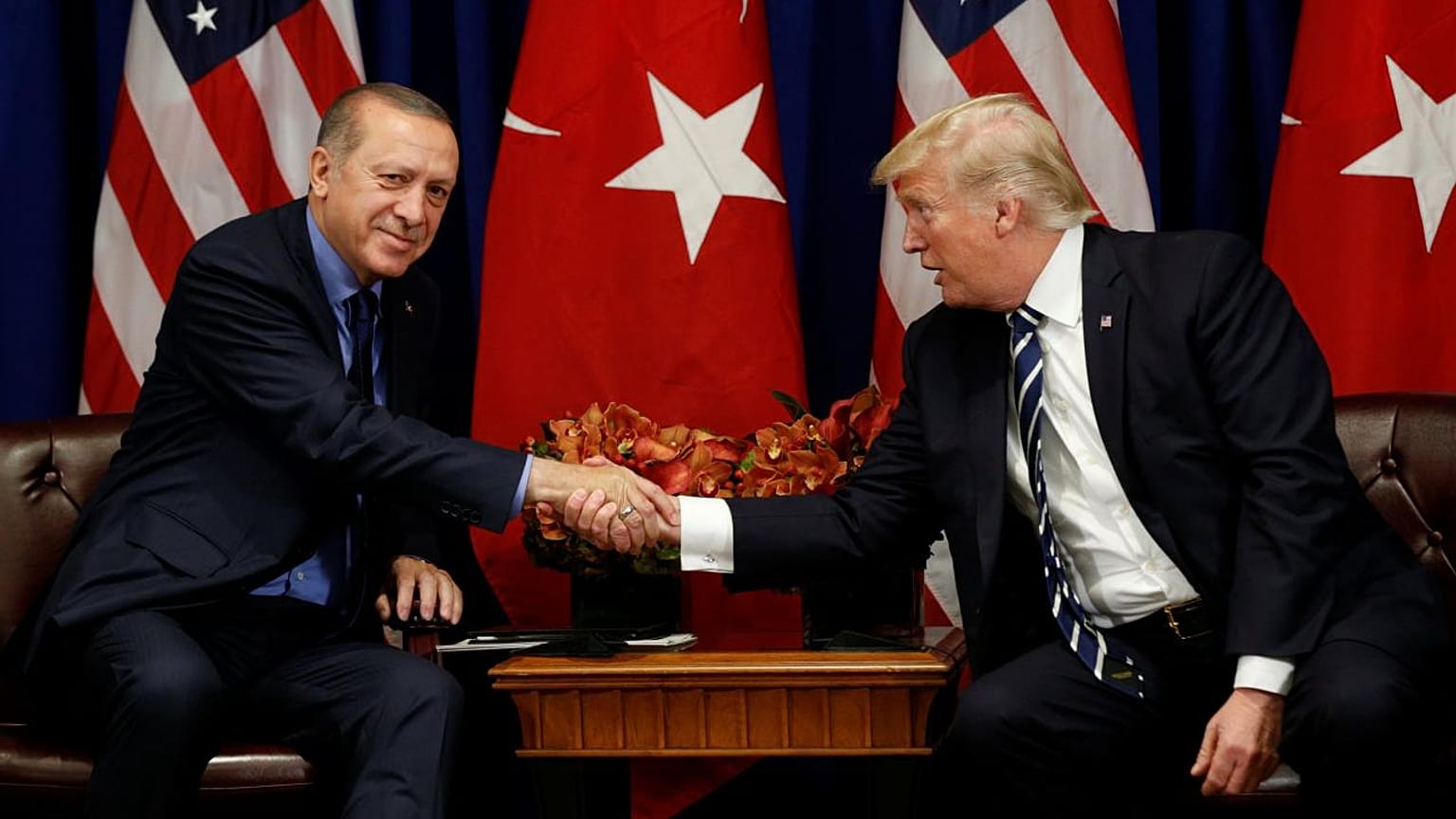 Cumhurbaşkanı Erdoğan, ABD Başkanı Trump 