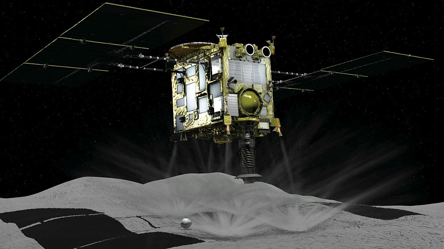 Mission réussie pour la sonde japonaise Hayabusa2 sur l'astéroïde Ryugu