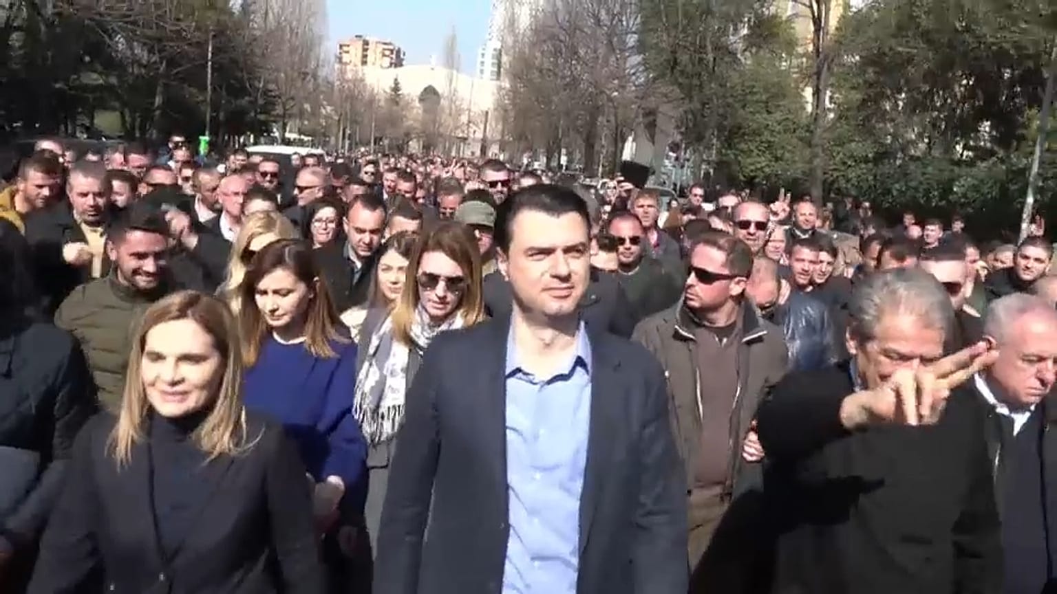 Albanian opposition in mass resignation move to demand fresh elections