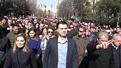 Albanian opposition in mass resignation move to demand fresh elections