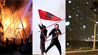 Dhaka fire, Albania clashes, and Las Vegas snow | No Comment videos of the week
