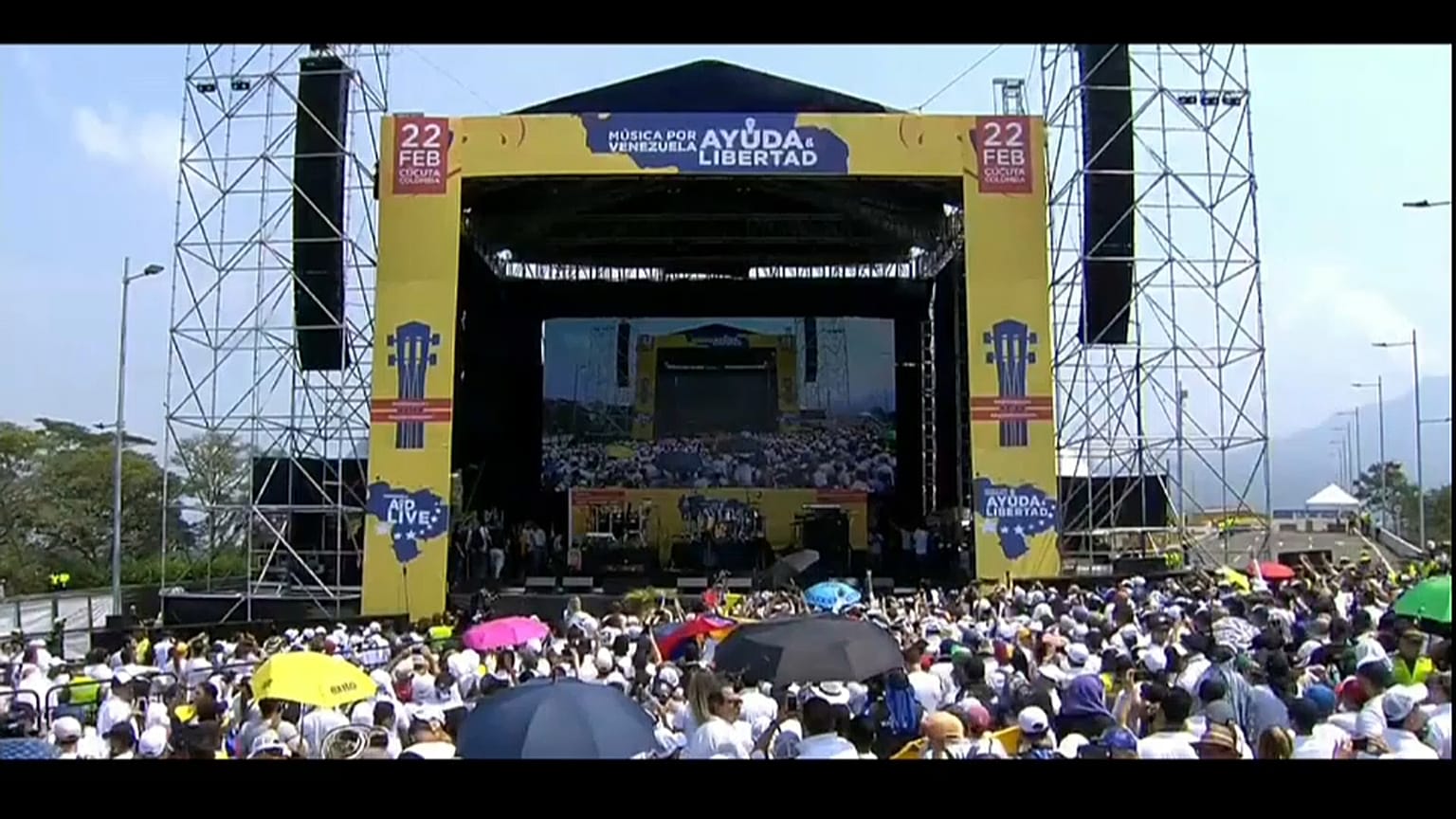 Venezuela: concerti contro alla frontiera