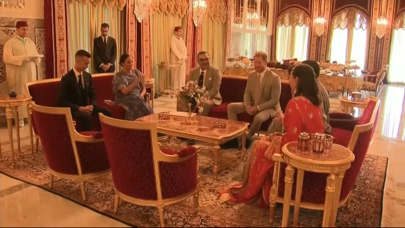 هاري وميغان في ضيافة ملك المغرب
