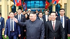 Kim Jong Un in Dong Dang (Vietnam)