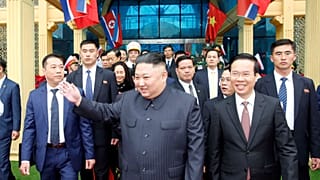Kim Jong Un in Dong Dang (Vietnam)
