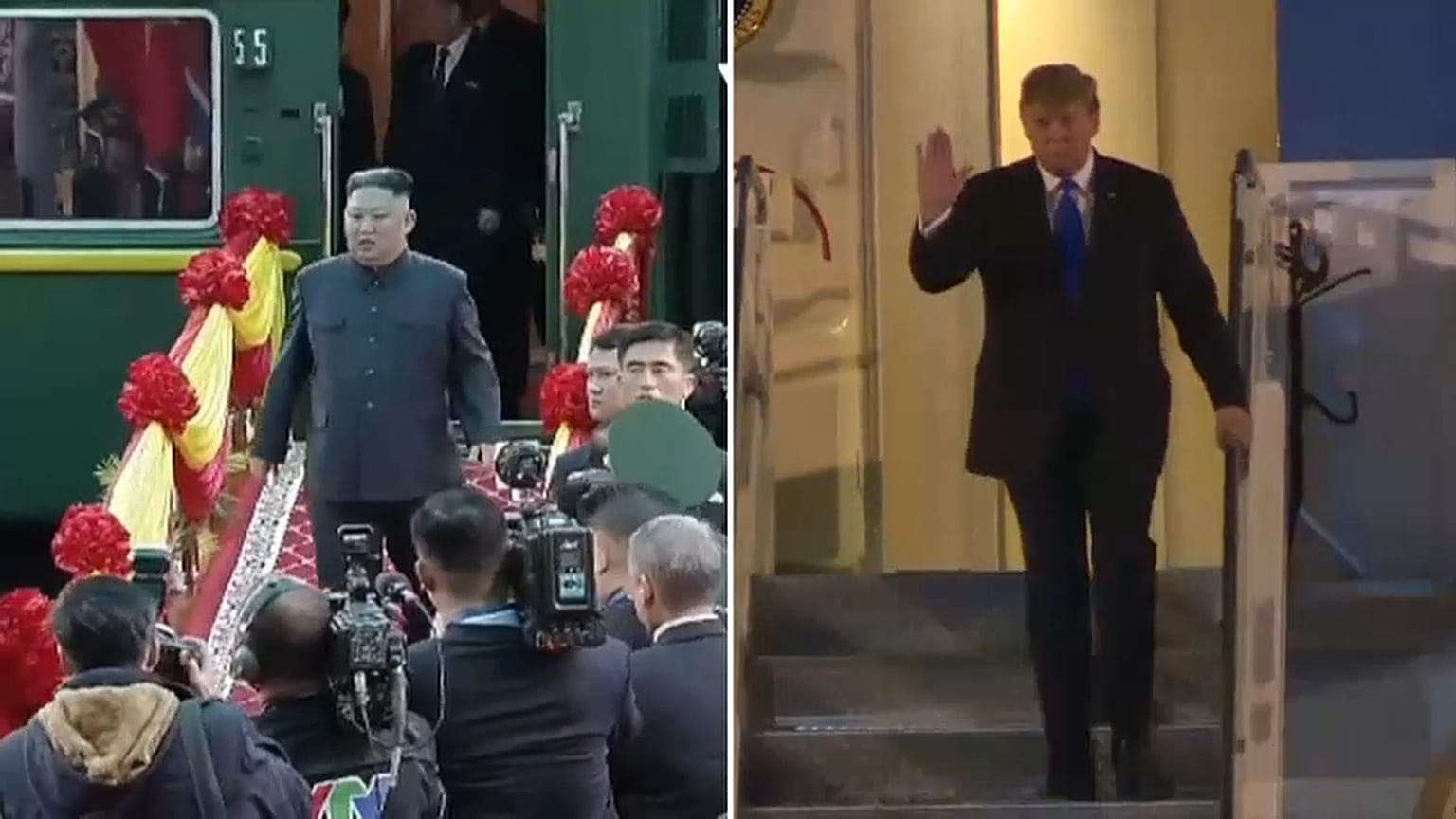 الرئيسان ترامب وكيم جونغ أون يصلان فيتنام لعقد ثاني اجتماع بينهما 
