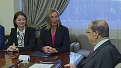 الرئيس عون و فريدريكا موغيريني