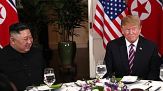 Watch: Trump and Kim meet in Vietnam for historic summit
